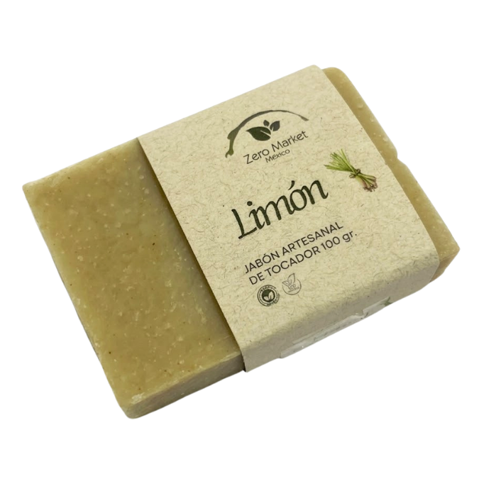 jabon artesanal de lemongrass limon