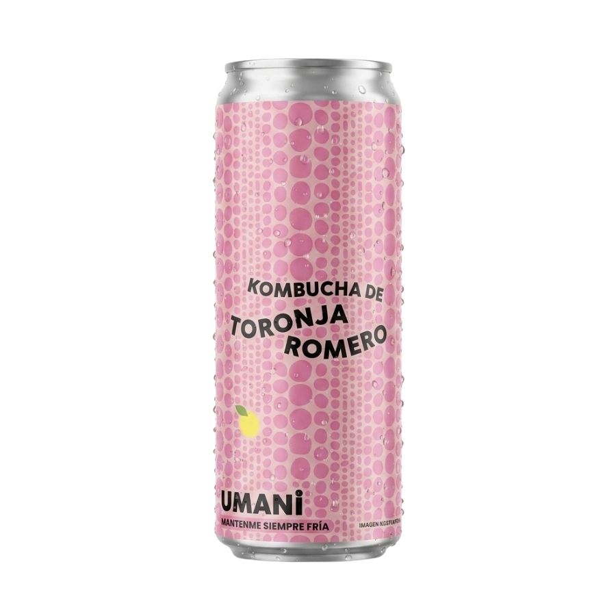 Kombucha Toronja y Romero - 355 ml