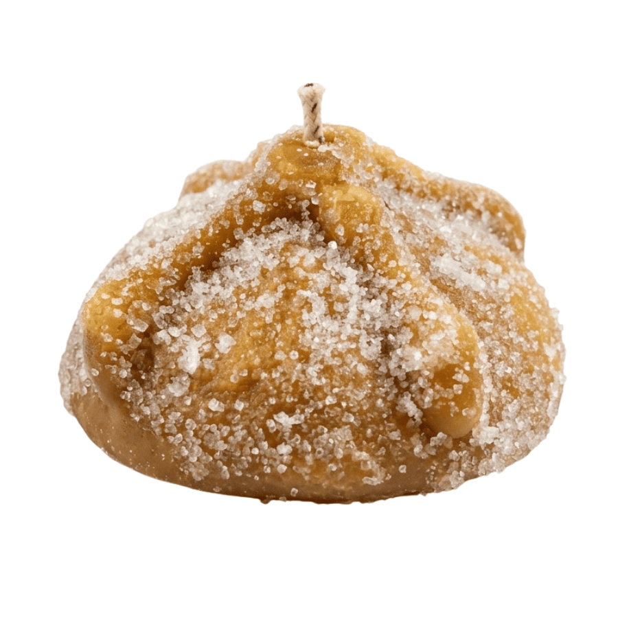 Vela de Pan de Muerto con Azúcar